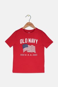 Toddlers Boys Graphic T-Shirt  Red