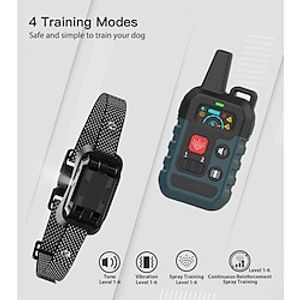 Dog Training Shock Collar Anti Bark Device Dog Barking Control Devices Not Included Citronella Spray New Design Dog Dog Waterproof Trainer Rechargable ABSPC Behaviour Aids For Pets Lightinthebox