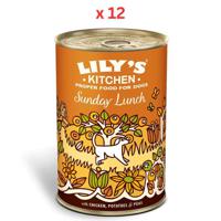 Lily's Kitchen Sunday Lunch Wet Dog Food 400G Pack Of 12