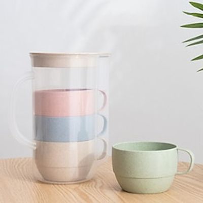 Wheat Straw Straw 4 Color Cups Suitable For Children, Young Children, Adult Dishwashers, Coffee Cups Suitable For Water, Tea, Milk, Juice for Restaurants Lightinthebox Wheat Straw Straw 4 Color Cups Suitable For Children, Young Children, Adult Dishwashers, Coffee Cups Suitable For Water, Tea, Milk, Juice for Restaurants Lightinthebox