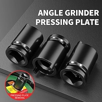 Upgrade Your Toolbox With This 1pc Angle Grinder Socket WrenchBlack Chrome Vanadium steel Pressure Plate Removal sleeve Wrench! Lightinthebox