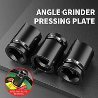 Upgrade Your Toolbox With This 1pc Angle Grinder Socket WrenchBlack Chrome Vanadium steel Pressure Plate Removal sleeve Wrench! Lightinthebox - thumbnail