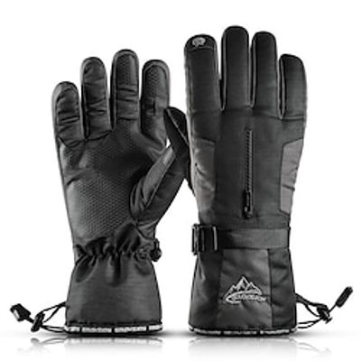 Ski Gloves Snow Gloves for Women Men Touchscreen Thermal Warm Waterproof PU Leather Full Finger Gloves Snowsports for Cold Weather Winter Skiing Snowboarding Cycling Lightinthebox