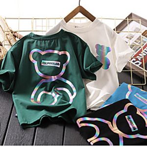 [3y-13y]boys cartoon print short-sleeved t-shirt Lightinthebox
