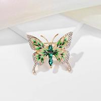 Women's Brooches Retro Butterfly Elegant Statement Animals Stylish Sweet Brooch Jewelry Green For Party Daily Holiday Date Beach Lightinthebox