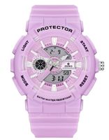 Astro Kids J9302 Movement Watch, Analog-Digital Display and Polyurethane Strap, Light Purple - A23818-PPVV