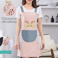 Apron Can Wipe Hands, Kitchen, Cooking, Water proof,Oil Proof Cover, Work Clothes, Work Clothes, Catering, Household Chores, Aprons for Men and Women Lightinthebox - thumbnail