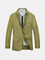 Business Suits Solid Color Fit Blazers for Men