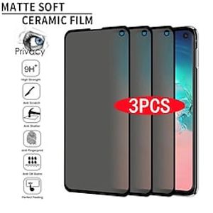 [3 Pack]  Phone Screen Protector For Samsung A32 A12 A51 A72 A52 A42 A21s Front Screen Protector Tempered Glass 9H Hardness Explosion Proof Scratch Proof Privacy Screen Protectors miniinthebox