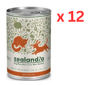 Zealandia Dog Wet Food Brushtail 370gmx12