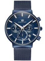 Kenneth Scott Men's Multi Function Blue Dial Watch - K22133-NMNN