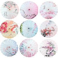 Silk Cloth Parasol (33-inch Peony) - Chinese Japanese Style Paper Umbrella - For Weddings And Personal Sun Protection Asdf Christmas Lightinthebox