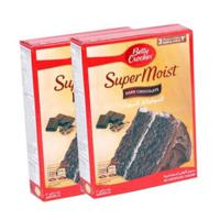 Betty Crocker Dark Chocolate Cake 2 X 510gm - thumbnail