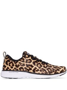 APL: ATHLETIC PROPULSION LABS Iconic pro leopard-print sneakers - Black