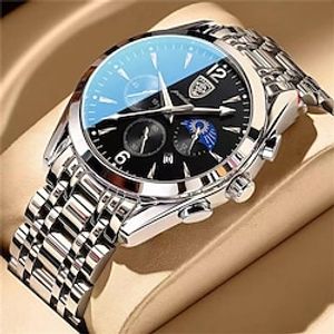POEDAGAR New Sport Men Watch Top Brand Luxury Military Army Waterproof Male Clock Genuine Leather Quartz Date Man Wristwatch 829 miniinthebox