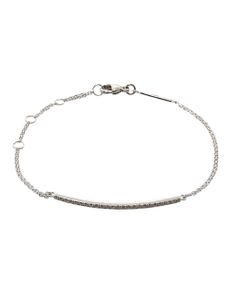Curve Bracelet Small Full Diamond Pave