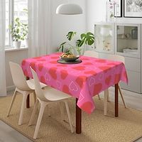 Valentine's Day Table Cloth Cross Border Red Love Wedding Anniversary Decoration Supplies Waterproof Party Table Cloth Lightinthebox - thumbnail