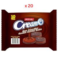 Jack N Jill Cream-O Chocolate Sandwich (10X33G), 330G Pack Of 20 (UAE Delivery Only)