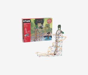 Thrill Panther Attack Roller Coaster with Ride It App Building Set  Green Combo