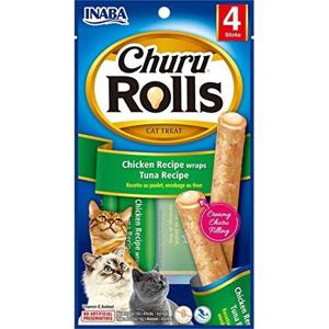 Inaba Churu Chicken Recipe Wraps Tuna Recipe 40 g/4 Sticks Per Pack
