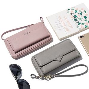 Women Stylish Multi-slots Long Wallet Clutch Purse