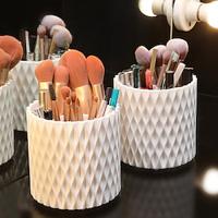 Makeup Brush Storage Cylinder, Lipstick and Powder Puff Organizer Box, Desk Pen Holder, Bathroom Vanity Compartmentalized Storage Lightinthebox