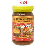 Siblings Sauteed Shrimp Paste, Sweet - 227 Gm Pack Of 24 (UAE Delivery Only)