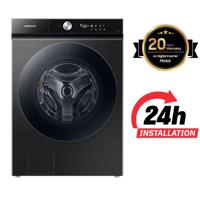 Samsung 18.5 Kg Washer Dryer Combo | WD18B6400KV-GU | Black | EcoBubble | AI Wash | 20 Year Warranty on Digital Inverter Motor