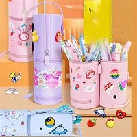 PencilCasePenPouchMarkerBag Waterproof Cartoon Cute Silicon for School Student Kids miniinthebox - thumbnail