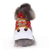 Small Dog Sweater Bad Christmas Jumpers ugly xmas jumper Small Dog Clothes Knits christmas funny jumpers ugliest christmas jumper Clothing Dog Sweaters Dog Holiday Sweaters Festival Cat Apparels Party Lightinthebox - thumbnail