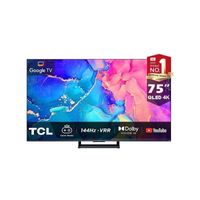 TCL 75 Inch 4K Smart Google TV | QLED | Onkyo Sound | 75C735