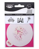 Pme Jem Stencil Princess Set Of 3, 3.5 inch Pme Jem Stencil Princess Set Of 3, 3.5 inch