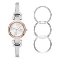 DKNY City Link Women White Quartz Analog Watch - NY6640SET