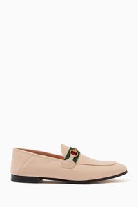 Brixton Web Loafers in Leather
