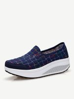 Comfortable Canvas Casual Outdoor Travel Swing Shoes For Women