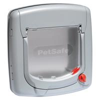 Petsafe 4 Way Locking Deluxe Cat Flap - Grey - thumbnail