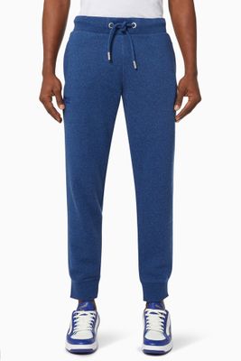 Vintage Logo Embroidered Joggers in Cotton Fleece Vintage Logo Embroidered Joggers in Cotton Fleece