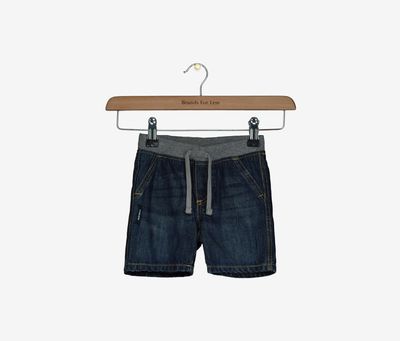 Toddlers Boys Drawstring Short Wash Navy Toddlers Boys Drawstring Short Wash Navy