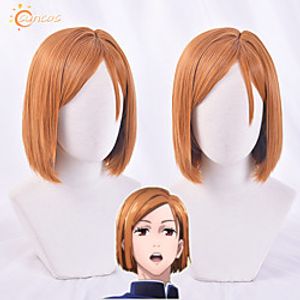 [hua cai] curse back to war nagazaki wild rose cos wig side divided long scalp fake hair spot miniinthebox