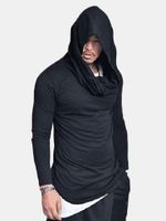 Heap Collar Slim Fit Casual Hoodies