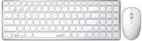 Rapoo 9300M Combo Keyboard & Mouse Multimode Ultra-Slim White US Layout -18124
