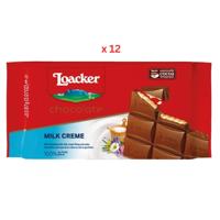 Loacker Chocolate Bar Milk 12 X 87Gm