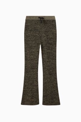 Wide Leg Pants in Shiny Knit Fabric Wide Leg Pants in Shiny Knit Fabric