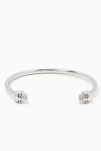 Thin Twin Skull Bracelet