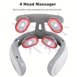 Cervical Massager Electric Convenient Intelligent Neck And Shoulder Hot Compress Massager U-shaped Electric Neck And Back Kneading 4D Intelligent Cervical Massager Voice Broadcast And Heating Functio Lightinthebox