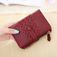 Small PU Leather Bi-fold Wallet