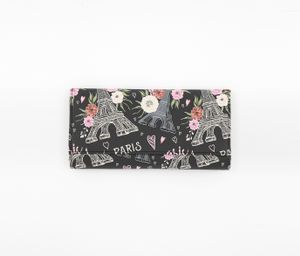 Womens Gusset Clutch Wallet  Romance Travel