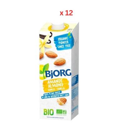 Bjorg Organic Vanilla Almond Milk, 12X1L