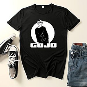 Inspired by Jujutsu Kaisen Gojo Satoru Cosplay Costume T-shirt Polyester  Cotton Blend Graphic Prints Printing Harajuku Graphic T-shirt For Women's  Men's Lightinthebox