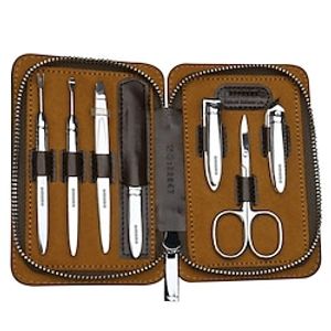 Mens Manicure Set Nail Pedicure Kit Professional -7 Pieces Stainless Steel Grooming Kit, Manicure Kit Nail Clipper Set Nail Tools for Travel or Home Lightinthebox